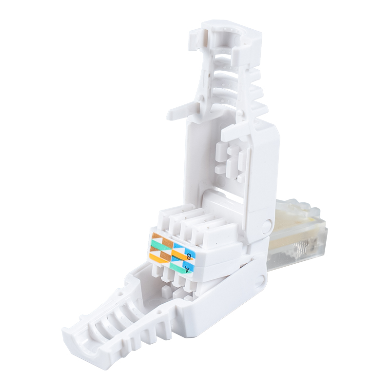 Cat5e Suojaamaton työkaluton RJ45-liitin RJ-688Y-C5E Cat5e Suojaamaton työkaluton RJ45-liitin RJ-688Y-C5E