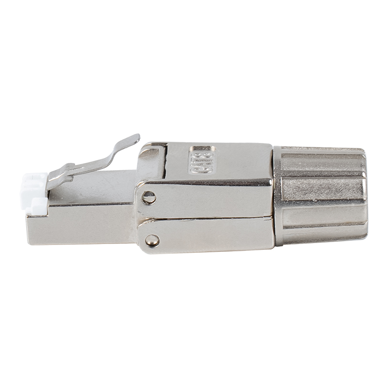 Cat8 suojattu metallisolki ilman työkaluja RJ45 liitin RJ-G40S-2-C8 Cat8 suojattu metallisolki ilman työkaluja RJ45 liitin RJ-G40S-2-C8