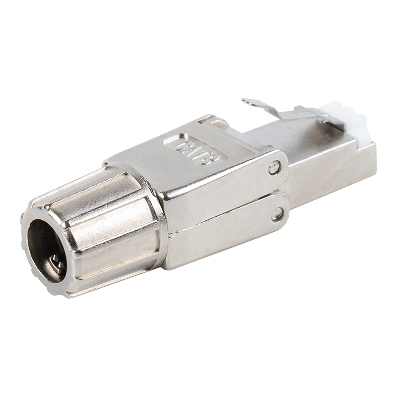 Cat8 suojattu työkaluton RJ45-liitin RJ-G40S-1-C8