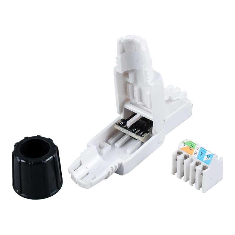 Cat6A Suojaamaton työkaluton RJ45-liitin (ruuvilla) RJ-G40U-C6A Cat6A Suojaamaton työkaluton RJ45-liitin (ruuvilla) RJ-G40U-C6A
