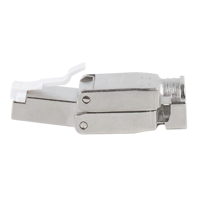 Cat6A suojattu työnnettävä tyyppi työkaluton RJ45-liitin RJ-602S-1-C6A Cat6A suojattu työnnettävä tyyppi työkaluton RJ45-liitin RJ-602S-1-C6A