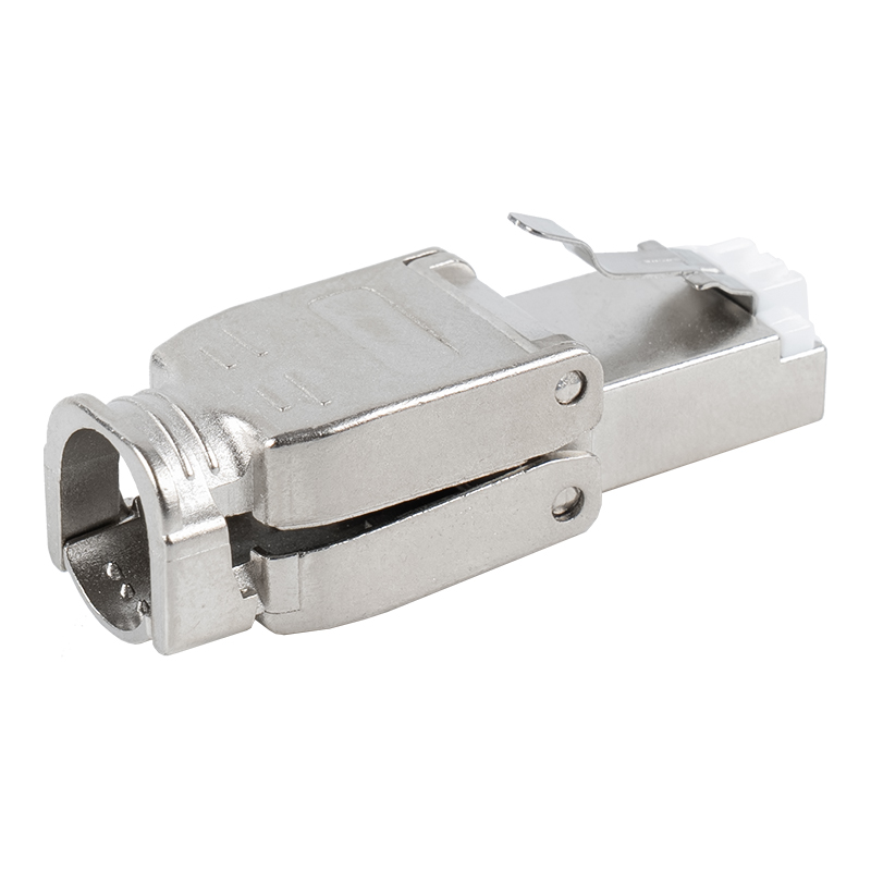 Cat6A suojattu metallisolki ilman työkaluja RJ45-liitin RJ-602S-2-C6A Cat6A suojattu metallisolki ilman työkaluja RJ45-liitin RJ-602S-2-C6A