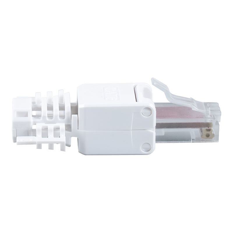 Cat6 Suojaamaton työkaluton RJ45-liitin (siipillä) RJ-688X-C6 Cat6 Suojaamaton työkaluton RJ45-liitin (siipillä) RJ-688X-C6
