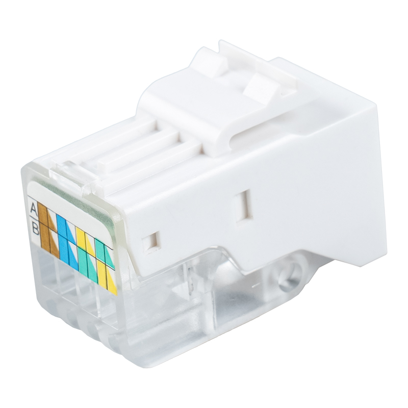 C5e Suojaamaton 90° Tolless Keystone Jack SM-2014H8C5E C5e Suojaamaton 90° Tolless Keystone Jack SM-2014H8C5E