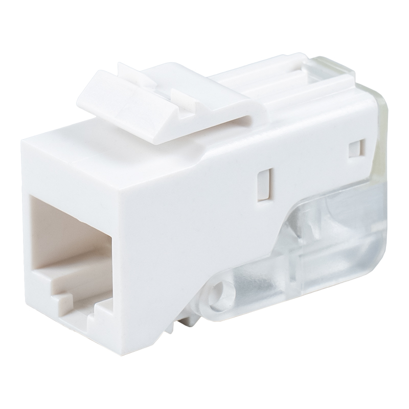 C5e Suojaamaton 90° Tolless Keystone Jack SM-2014H8C5E