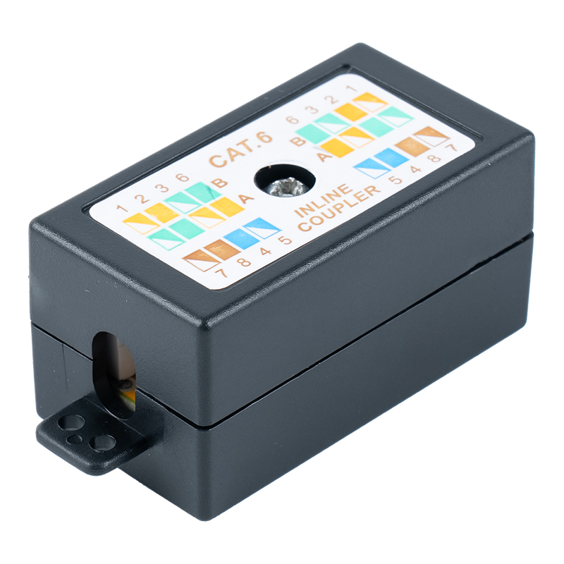 C5e Suojaamaton RJ45 Inline Coupler SM-2037C5E
