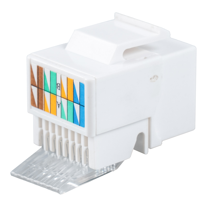 C6 Suojaamaton 90° Tolless Keystone Jack (minityyppi) SM-2052H8C6 C6 Suojaamaton 90° Tolless Keystone Jack (minityyppi) SM-2052H8C6