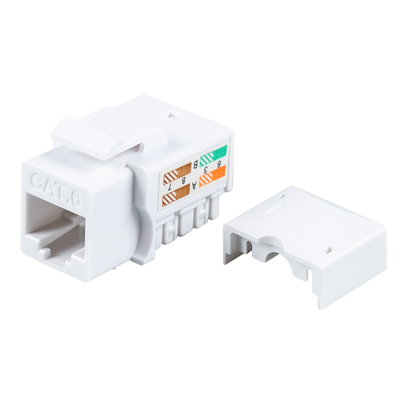 Cat6 Suojaamaton 90° Modulaarinen Jack SM-2053H8C6
