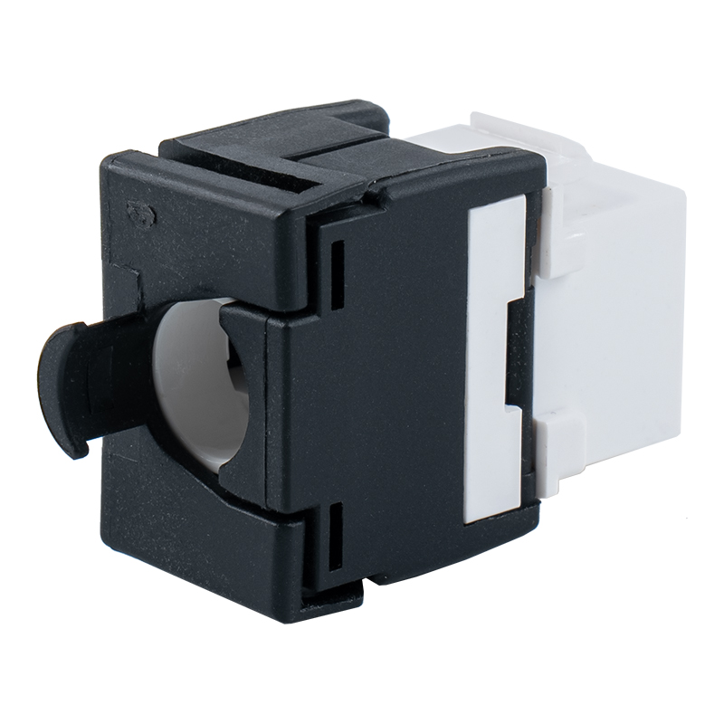 C6A Suojaamaton 180° Tolless Keystone Jack (kaapelin pidikkeellä ja sulkimella) SM-2335BCH8C6A C6A Suojaamaton 180° Tolless Keystone Jack (kaapelin pidikkeellä ja sulkimella) SM-2335BCH8C6A