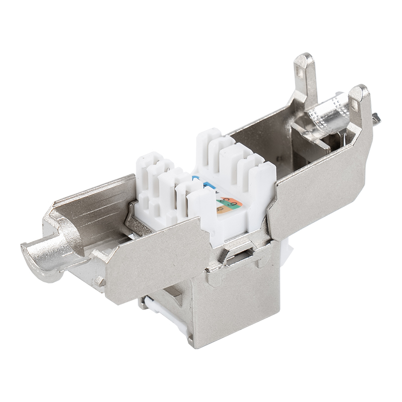 C6A suojattu 180° Tolless Keystone Jack (flip-open tyyppi) SM-2336SH8C6A C6A suojattu 180° Tolless Keystone Jack (flip-open tyyppi) SM-2336SH8C6A