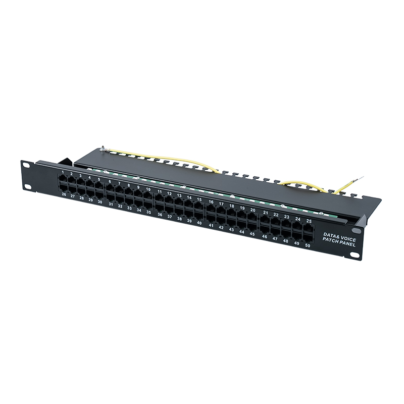 Luokka 3 19 tuuman 1U 8P 8C 50-porttinen äänipaneeli (KRONE IDC) SP-3208K50-C3