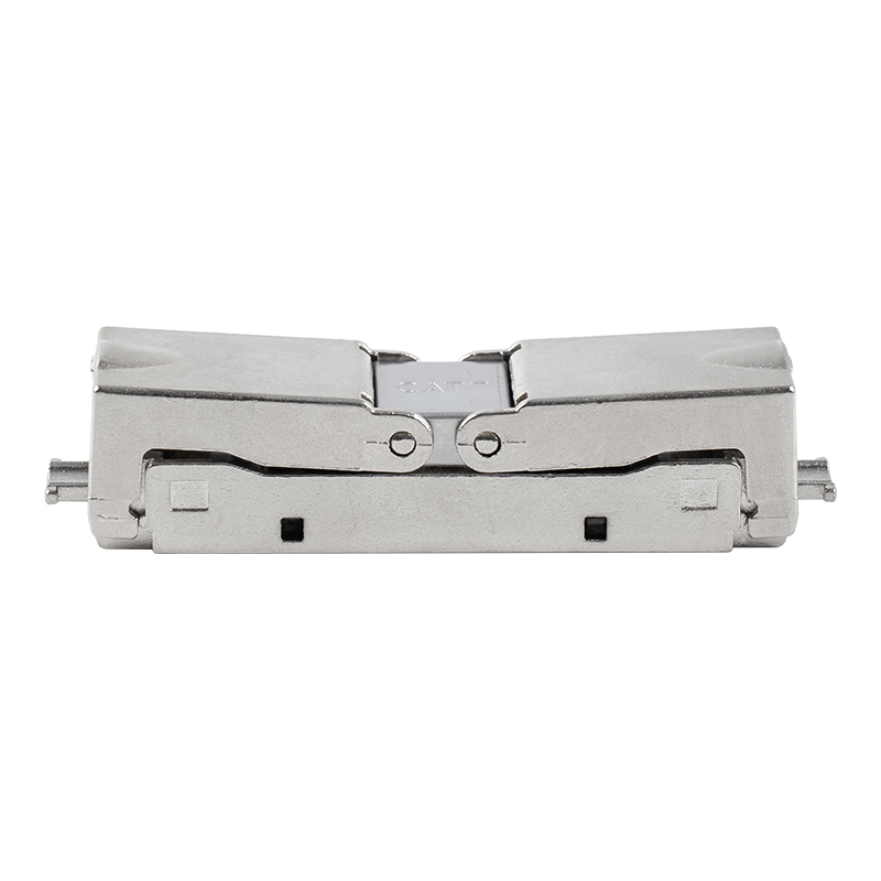 Cat6A suojattu työnnettävä työkaluton liitin (yksi aukko) RJ-604S-1-C6A Cat6A suojattu työnnettävä työkaluton liitin (yksi aukko) RJ-604S-1-C6A