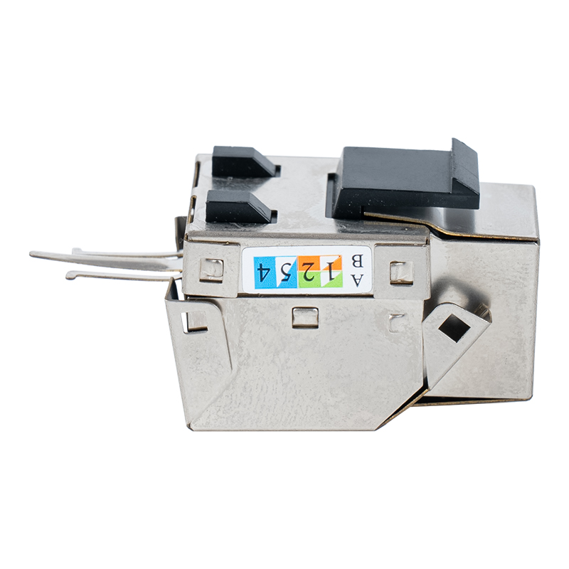 Cat6 Shielded 90° Keystone Jack (with metal casing) SM-2013SH8C6 Cat6 Shielded 90° Keystone Jack (with metal casing) SM-2013SH8C6