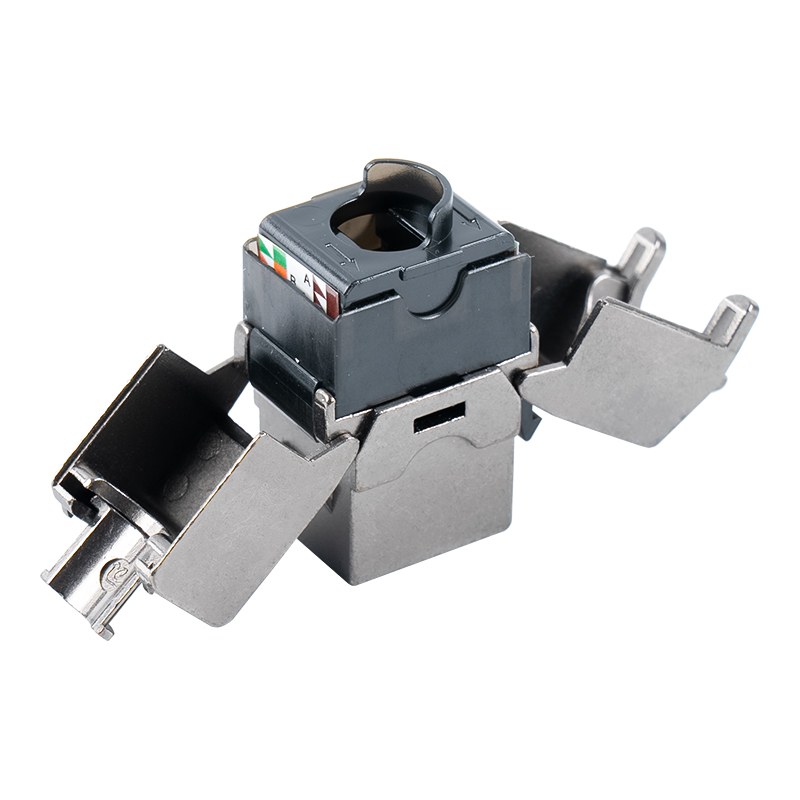 C6A suojattu 180° Tolless Keystone Jack (flip-open tyyppi) SM-2336SH8C6A C6A suojattu 180° Tolless Keystone Jack (flip-open tyyppi) SM-2336SH8C6A