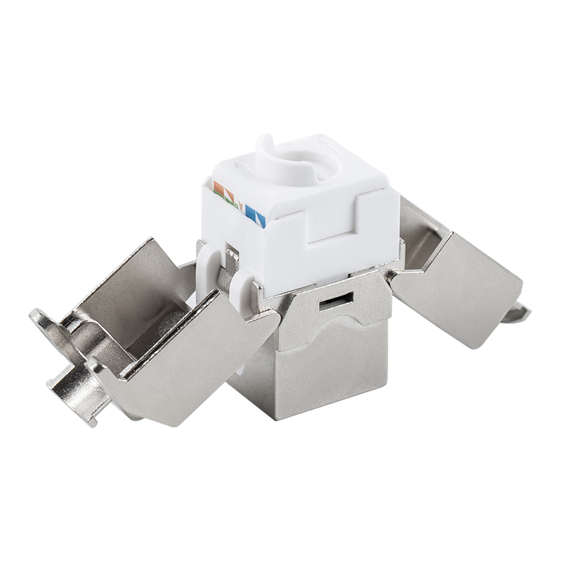 C6A suojattu 180° Tolless Keystone Jack (flip-open tyyppi) SM-2336SH8C6A C6A suojattu 180° Tolless Keystone Jack (flip-open tyyppi) SM-2336SH8C6A