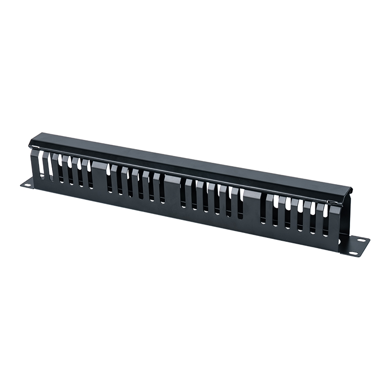 19 tuuman 1U muovikaapelin hallintapaneeli (24 paikkaa kannella) SP-3802-1U